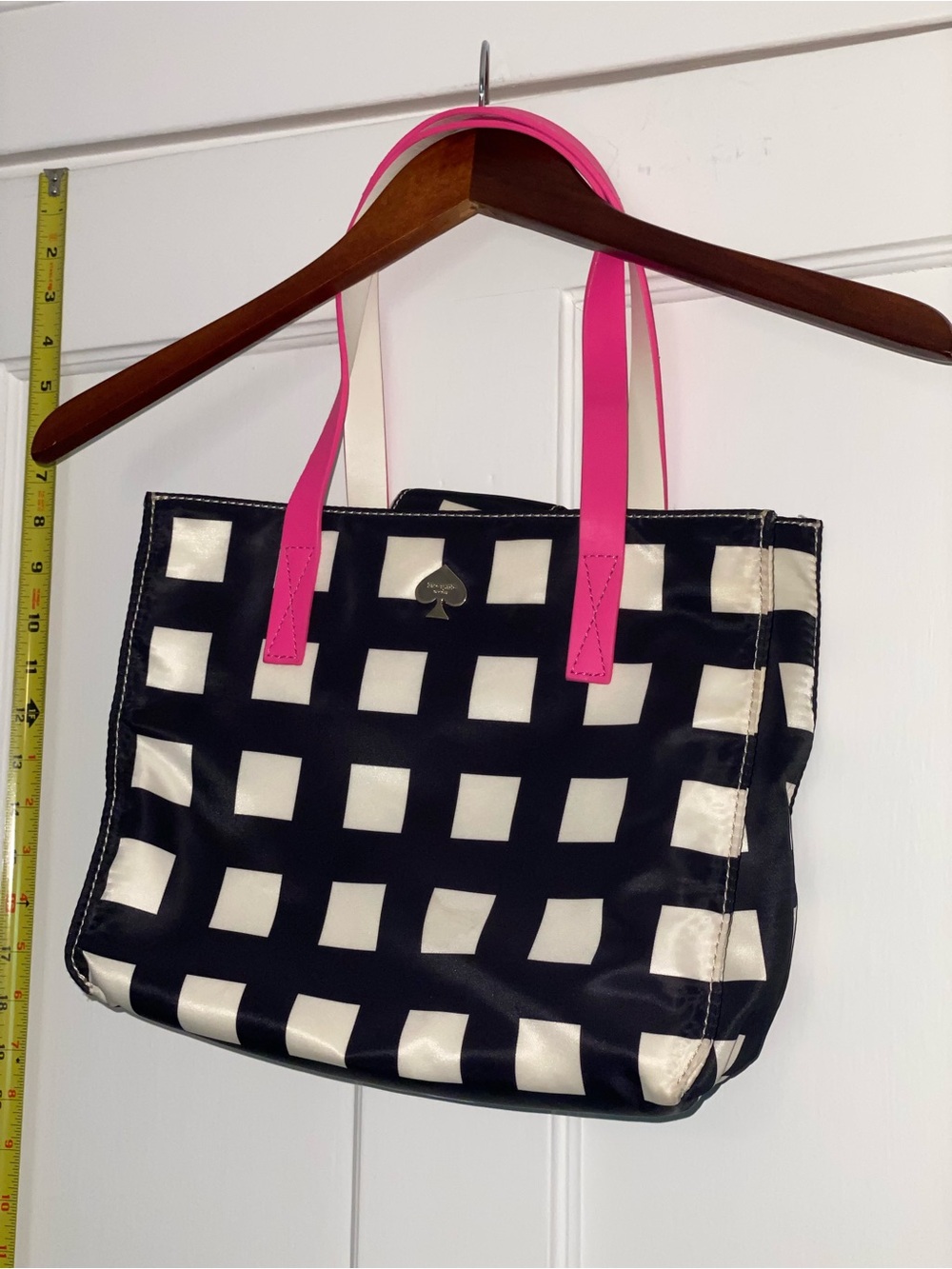 Kate Spade Purse / Bag in black, white, and pink